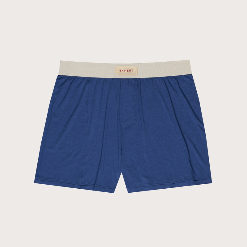 BOXER BRIEF IN COMO BLU - CARLO SERIES